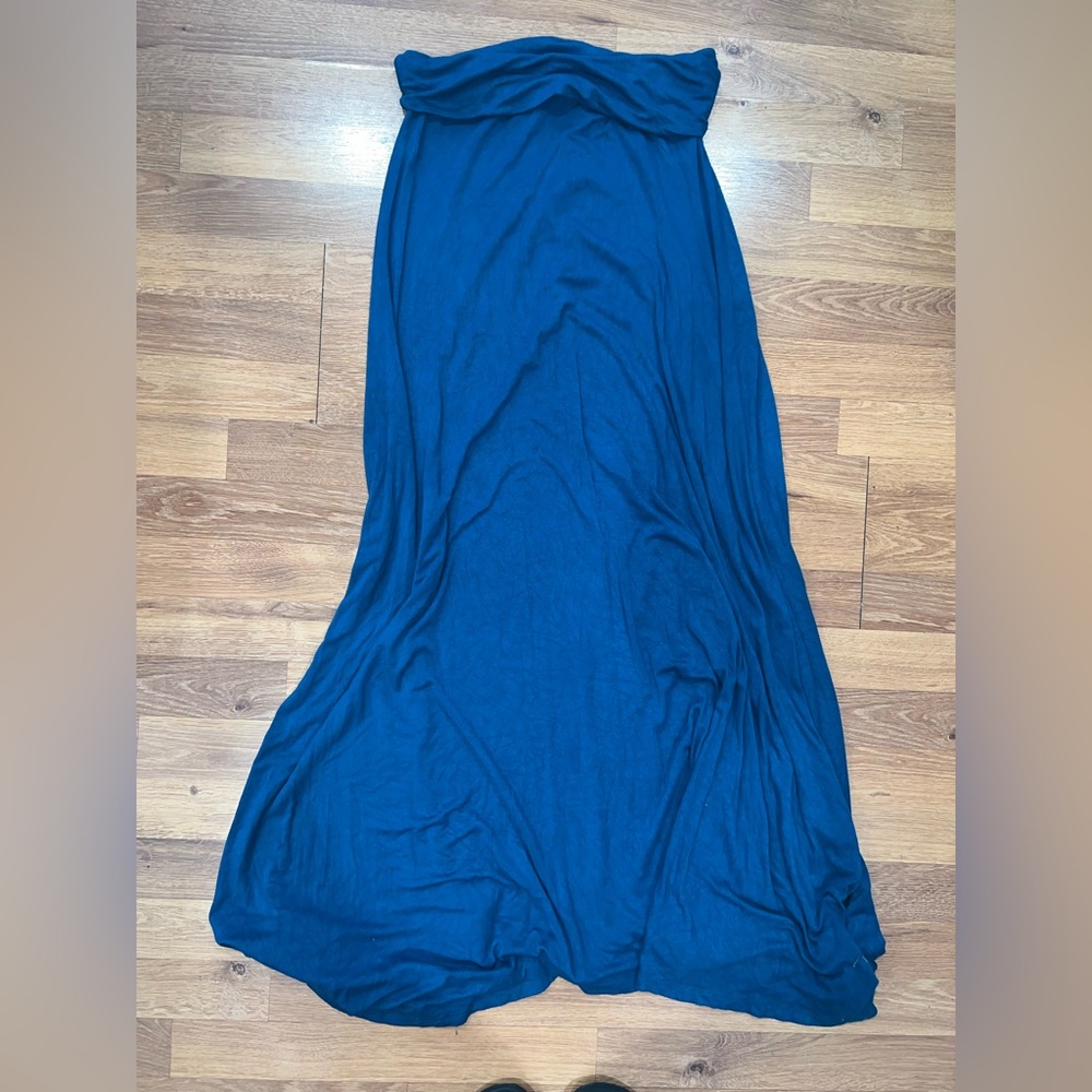 Joyce Leslie Deep Blue A-Line Skirt
